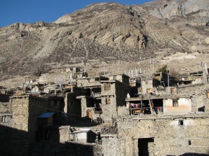 Some of Manang's old buildings